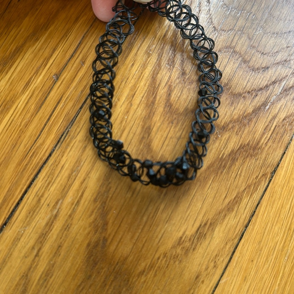 Choker Necklace with Beads